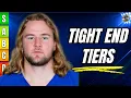 UPDATED 2026 Fantasy Football Tight End Tiers