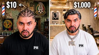 Probando CORTES de CABELLO: $10 vs $1,000