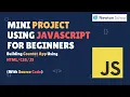 Building Counter App using JavaScript Project For Beginners With Source Code