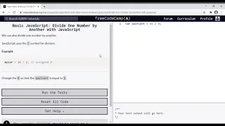 12 - Learn Basic JavaScript