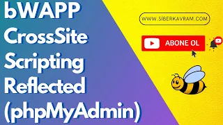 bWAPP Cross Site Scripting Reflected phpMyAdmin