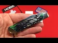 Case Trapperlock - in Green Bone with Sloped Bolsters