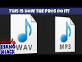 Download Lagu The BEST Way to Convert WAV to MP3