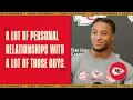 Justin Reid A lot of personal relationships with a lot of those guys Press Conference