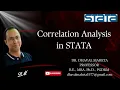 48 Correlation Analysis in STATA Dr Dhaval Maheta