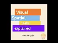 visual spatial skills explained
