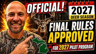 IT S FINAL RULES APPROVED FOR MICHIGAN S 2027 PILOT DEER HUNTING PROGRAM