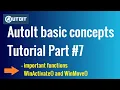 AutoIt basic concepts Tutorial Part Important Functions WinActivate WinMove
