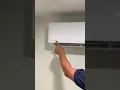 How to change from C to F on a friedrich ductless Celsius to Fahrenheit