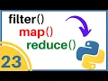 Funciones de Orden Superior filter map reduce Python desde Cero 023