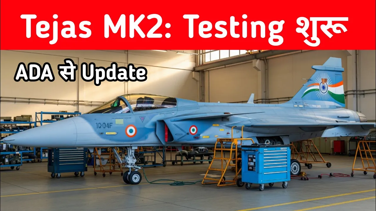 Big- Tejas MK2 की Testing शुरू - Tejas MK2 Structural Testing from ADA