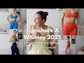 NEW GYMSHARK X WHITNEY SIMMONS 2025 REVIEW AND TRY ON HAUL - MINIMAL BRAS FLARES LEGGINGS SHORTS