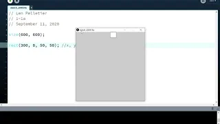 Programming 11 Lesson 1E Drawing Rectangles