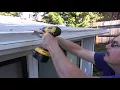 Gutter Guard Install Traditional Vinyl Gutter