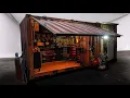 Converting a Shipping Container into an Off-Grid Shop