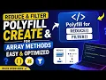 How to Create Polyfill for Reduce and Filter in JavaScript