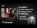Stringlifier An Open Source Tool for Random String Classification
