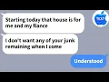 Apple The day after our divorce an unknown woman tells me to leave my house immediately