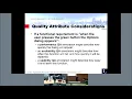Software Architecture 3 - Software architecture quality attributes and evaluation
