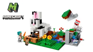 LEGO Minecraft  21181  The Rabbit Ranch 🔴 Speed Build Review