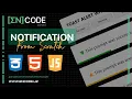 Build Toast Notifications with HTML CSS JavaScript - Full Tutorial No Talking