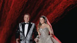 حفل زفاف بنت رجل الاعمال السوري باسل سماقيه في الاهرامات 