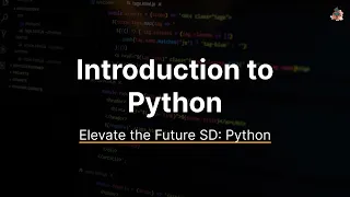 Python Class 1 - Introduction to Coding in Python