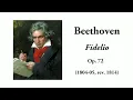 Beethoven: Fidelio, Op. 72 (with Score)