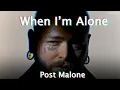 Post Malone - When I m Alone