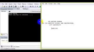 Compile and run java in textpad