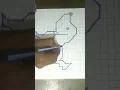 graph sheet drawing dog