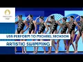 Download Lagu USA Perform to Michael Jackson | Artistic Swimming | #Paris2024 Highlights