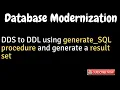 IBM i AS400 Tutorial iSeries System i - DDS to DDL using generate