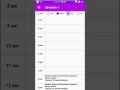 Android Development Skills Coventry university timetable app working