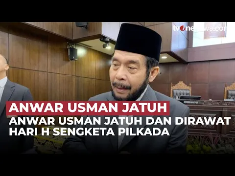 Anwar Usman Jatuh dan Harus Dirawat, Sidang Sengketa Pilkada di Panel III Ditunda