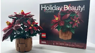 Lego 10370 Poinsettia and Holiday Spirit!