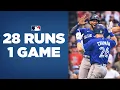 Blue Jays go off for 28 runs in ONE game vs Red Sox