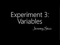 Python Experiment 3 Variables