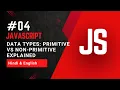 Data Types in JavaScript Primitive vs Non-Primitive Explained