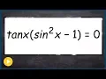 Find all the solutions to a trig equation with two different functions