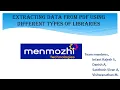 Python - PDF Data Extraction Tools