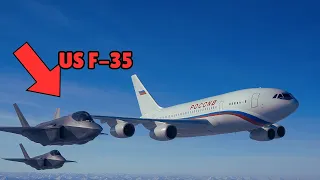 First Time Ever US F-22 F-35 Jets Escort Putin s Plane Out of Alaska