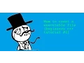 How to make a exe file beginner c tutorial 1