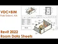 Revit 2022 Room Data Sheets 4K