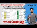 Java Fundamentals-Bit Wise Operators Introduction MSB 2 s complement the formula for data types