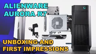 Alienware Aurora R7 - First Impressions Unboxing