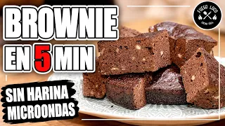 El Brownie SALUDABLE MÁS FÁCIL del Mundo | Sin Harina y Listo en 5 Minutos
