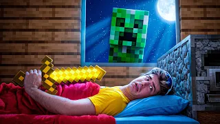 JOGUEI MINECRAFT NA VIDA REAL (MODO SOBREVIVÊNCIA)