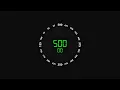 500 Second Countdown BBC News Remix LED Circle Clock Version