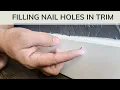 Holes In Trim Before Painting How To Fill